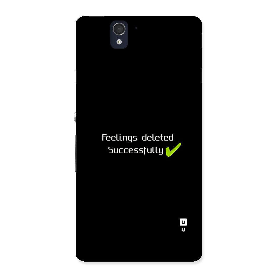 Feelings Deleted Back Case for Xperia Z