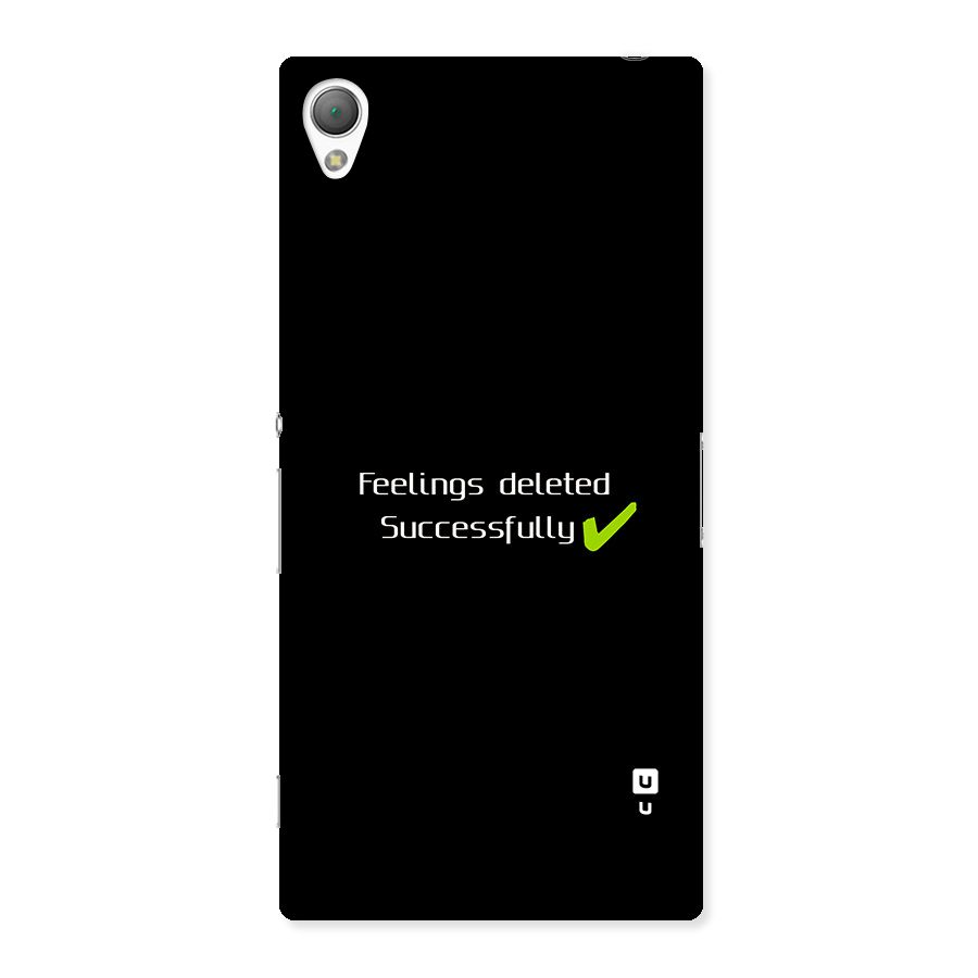 Feelings Deleted Back Case for Xperia Z3