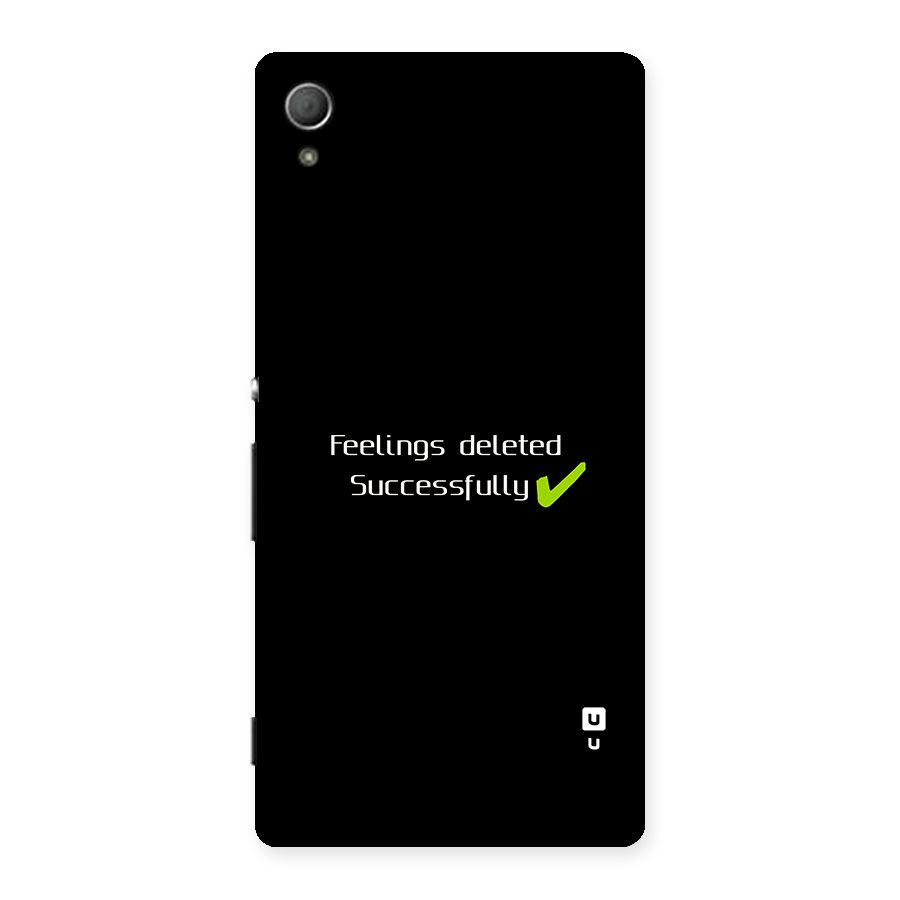 Feelings Deleted Back Case for Xperia Z3 Plus