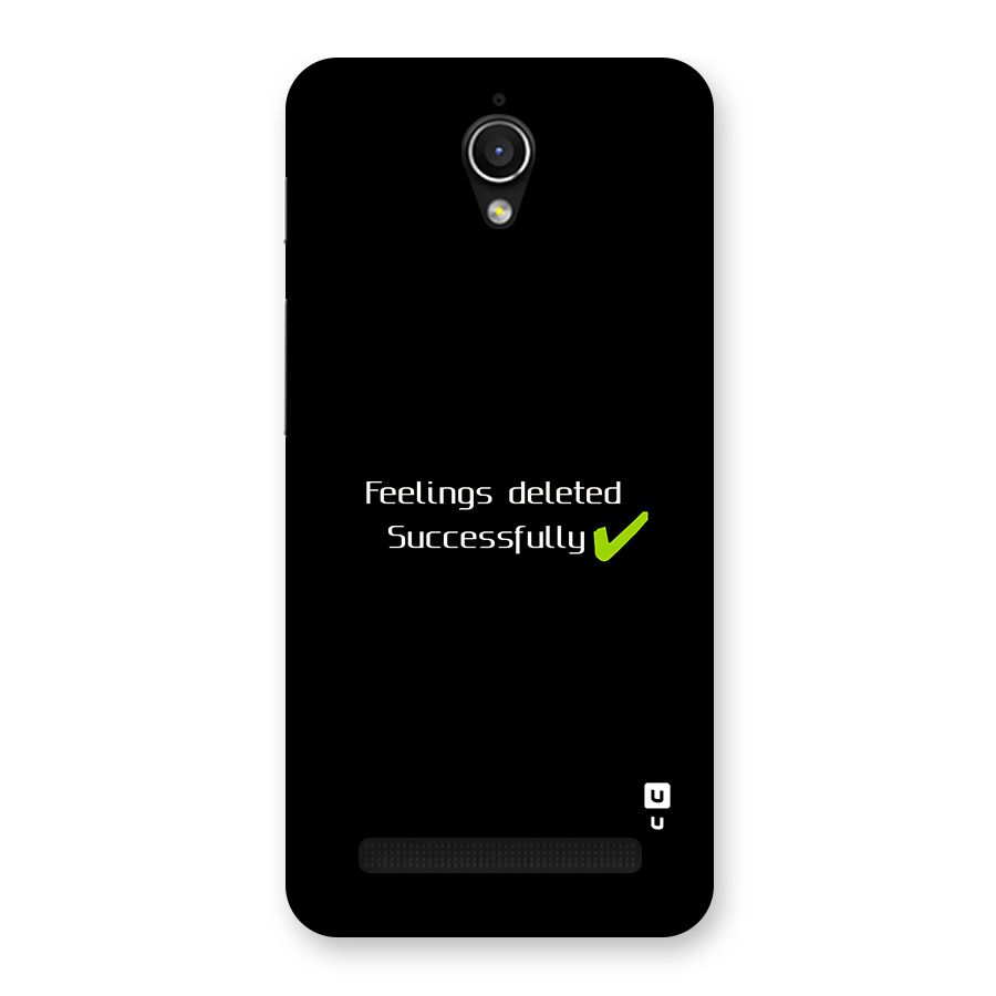 Feelings Deleted Back Case for Zenfone Go