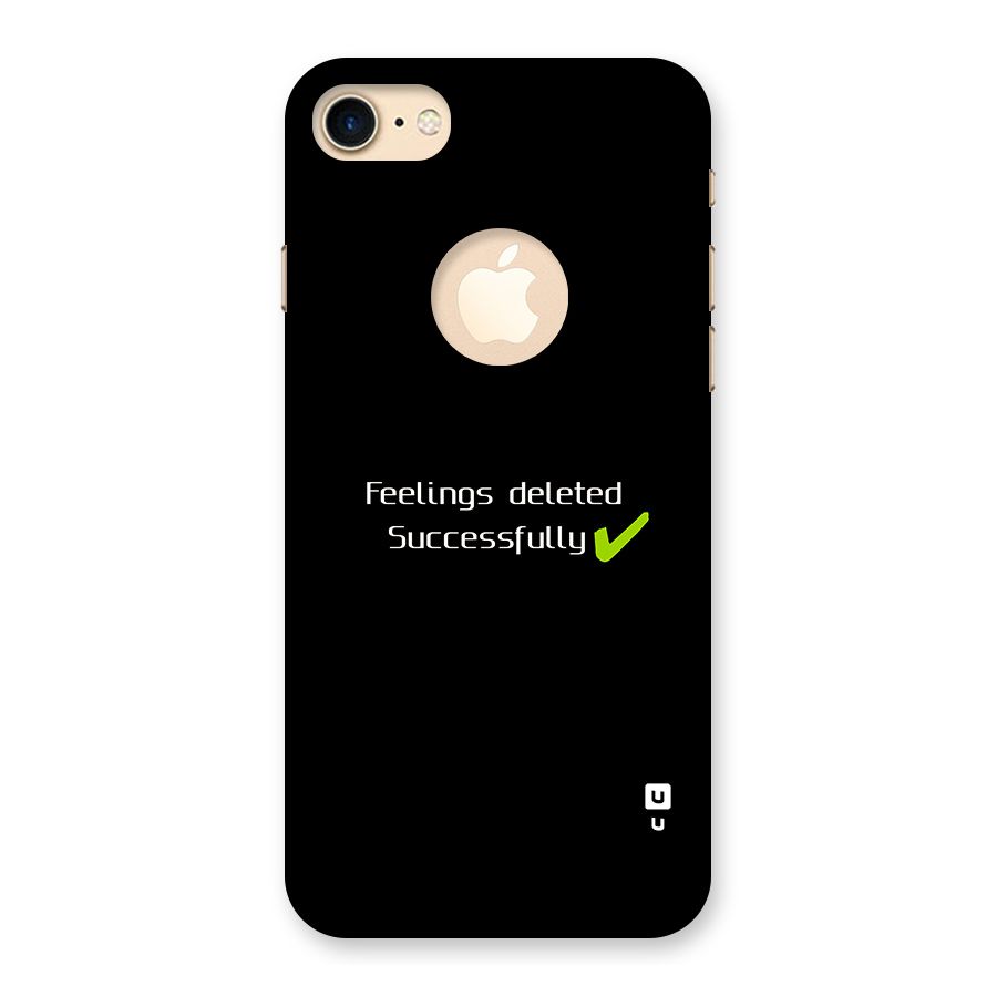 Feelings Deleted Back Case for iPhone 7 Logo Cut