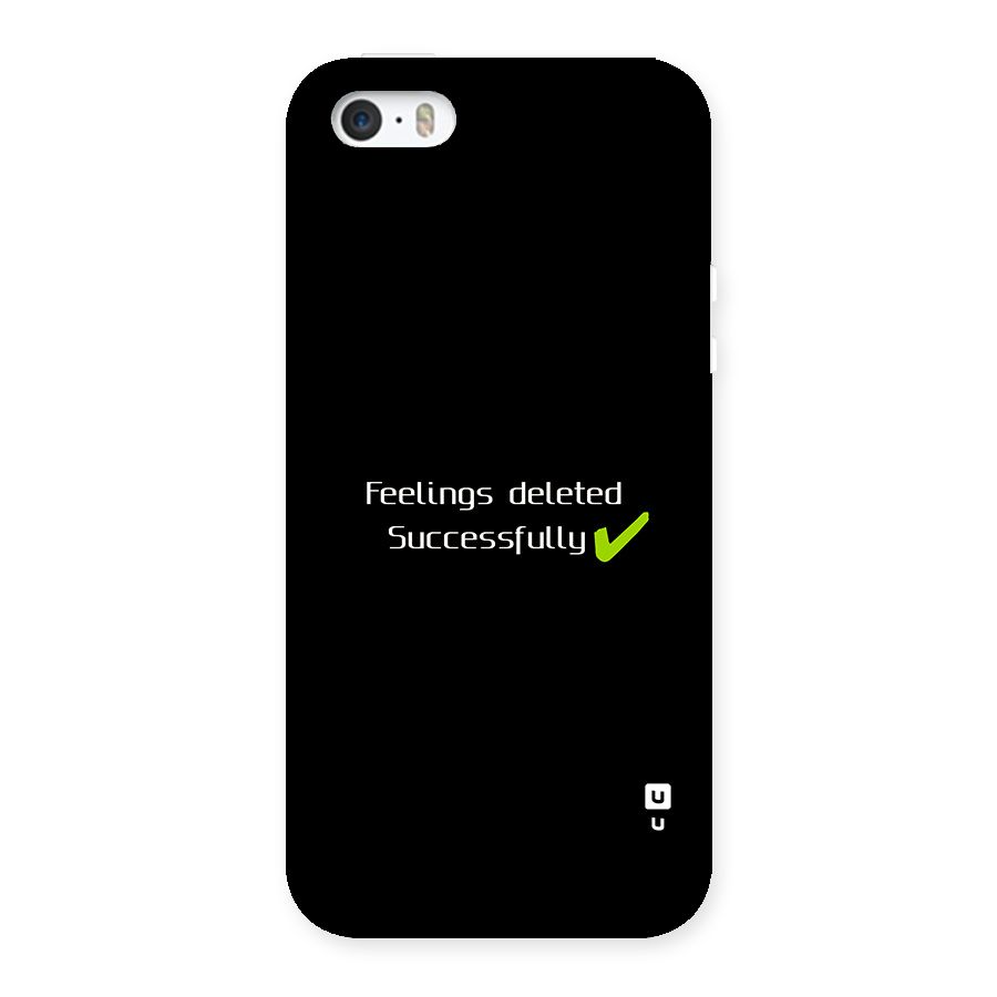 Feelings Deleted Back Case for iPhone SE 2016