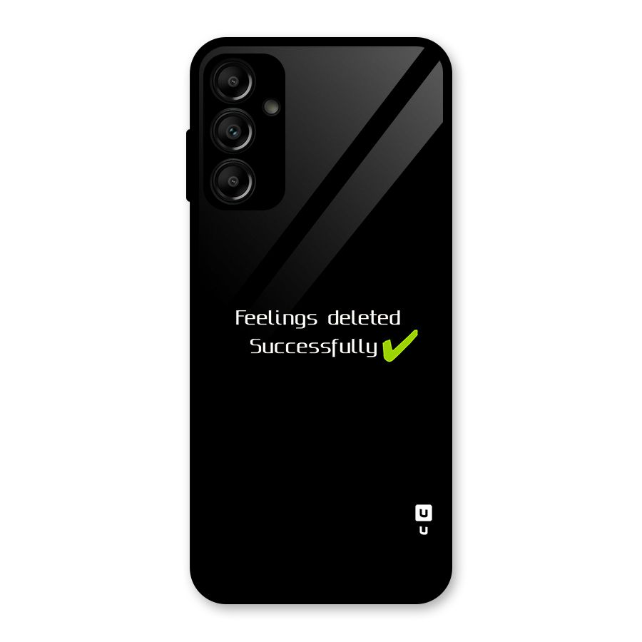 Feelings Deleted Glass Back Case for Galaxy A14 5G