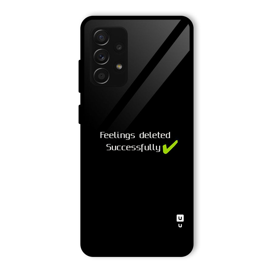 Feelings Deleted Glass Back Case for Galaxy A53 5G