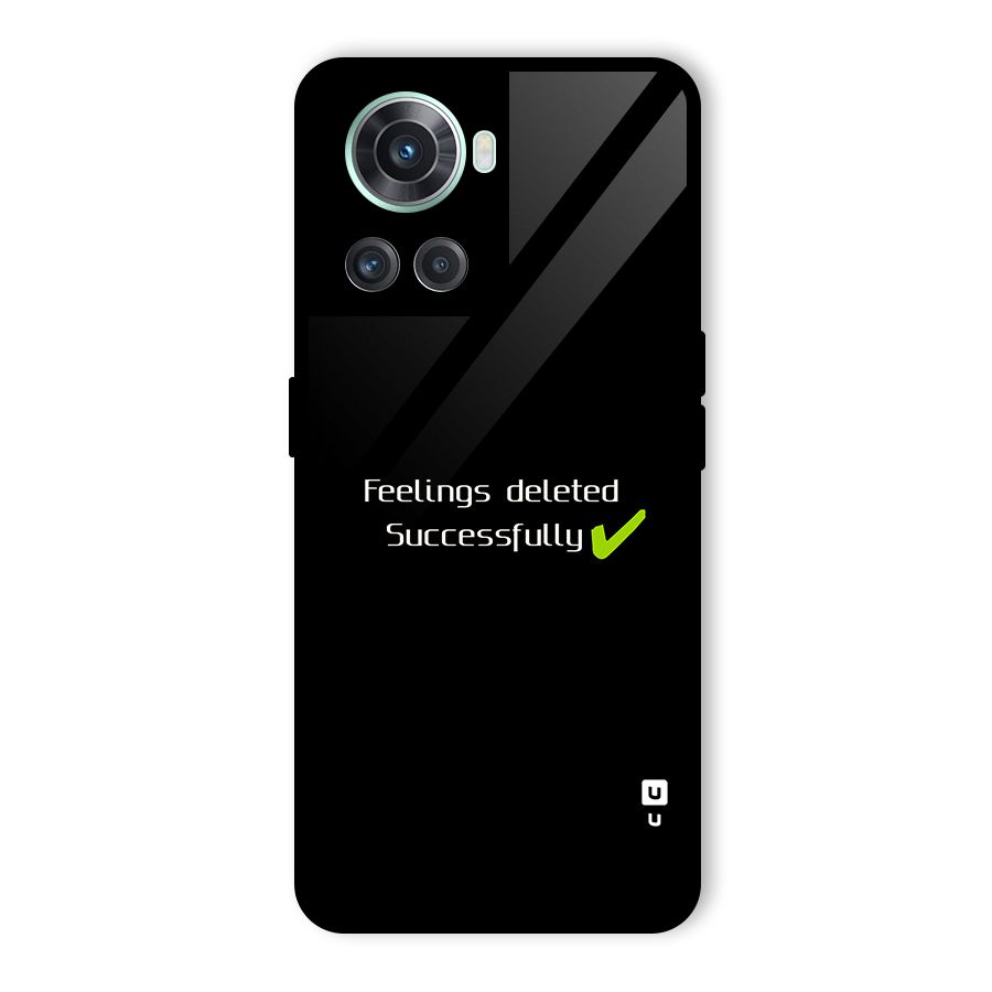 Feelings Deleted Glass Back Case for OnePlus 10R