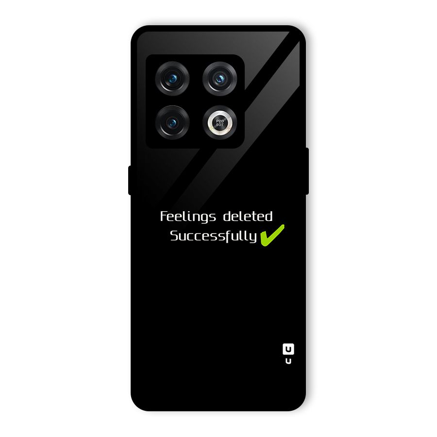 Feelings Deleted Glass Back Case for OnePlus 10 Pro 5G