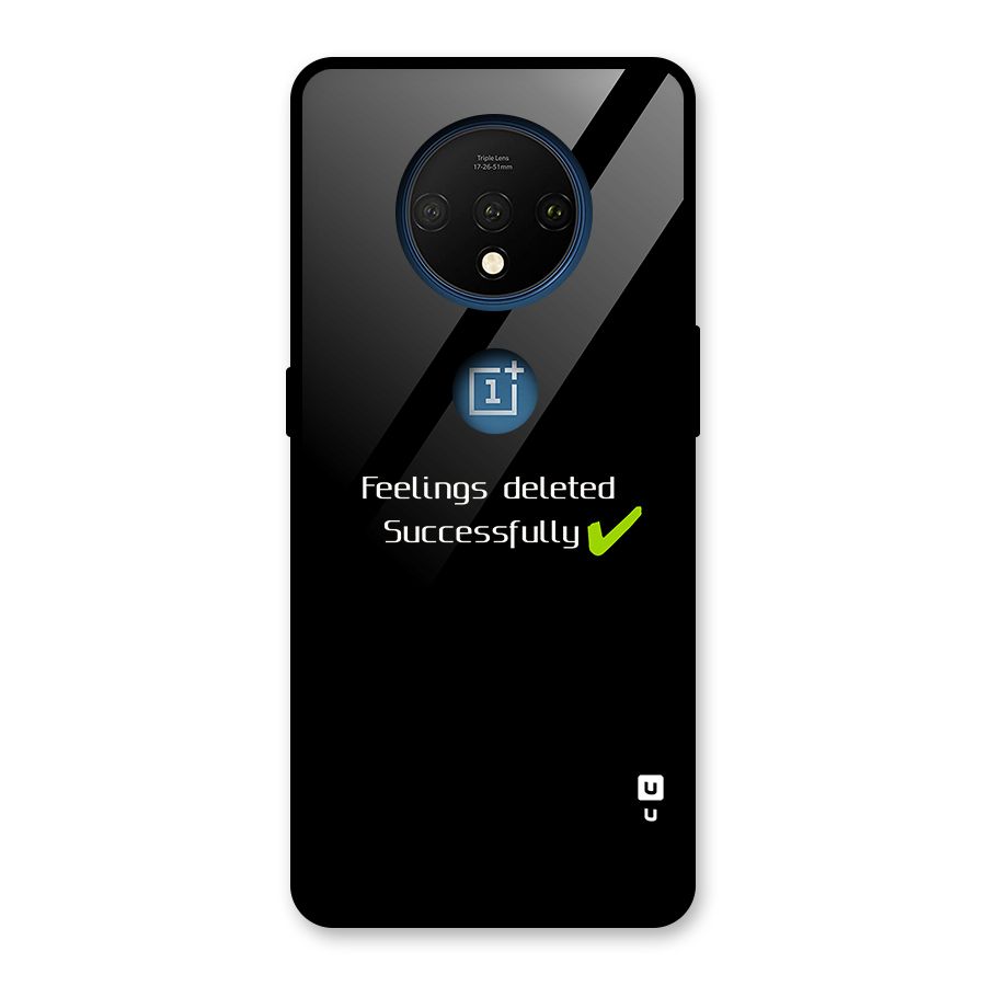 Feelings Deleted Glass Back Case for OnePlus 7T