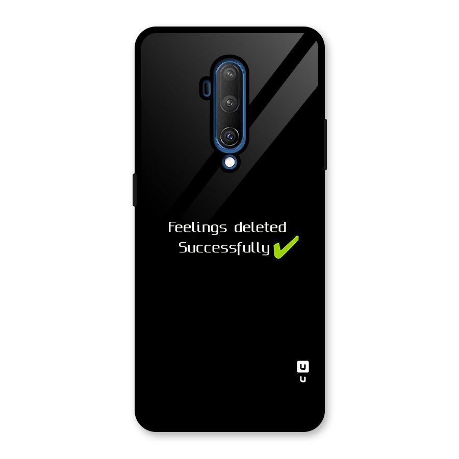 Feelings Deleted Glass Back Case for OnePlus 7T Pro