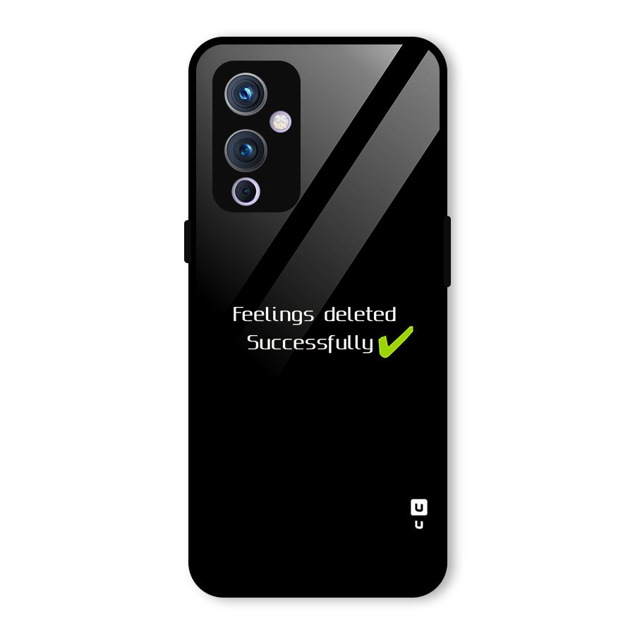 Feelings Deleted Glass Back Case for OnePlus 9