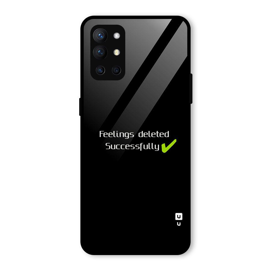 Feelings Deleted Glass Back Case for OnePlus 9R