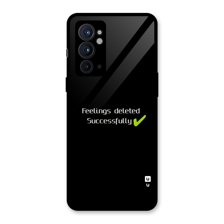 Feelings Deleted Glass Back Case for OnePlus 9RT 5G