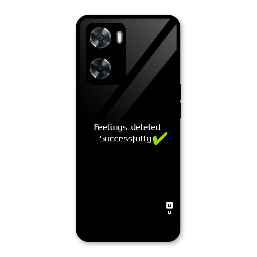 Feelings Deleted Glass Back Case for OnePlus Nord N20 SE
