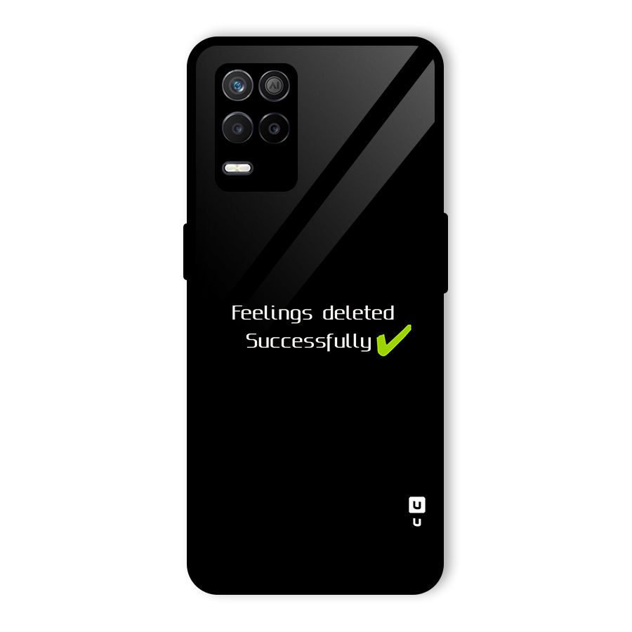 Feelings Deleted Glass Back Case for Realme 8 5G