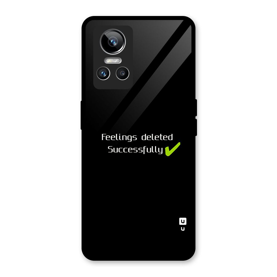 Feelings Deleted Glass Back Case for Realme GT Neo 3