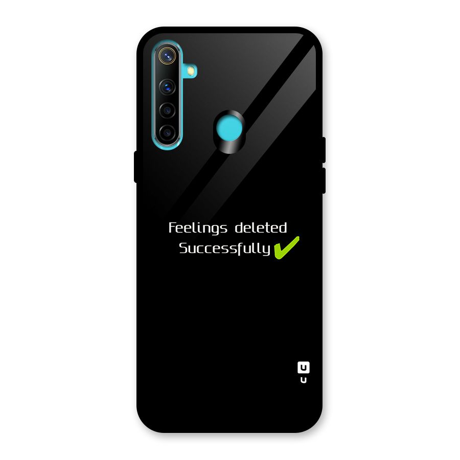 Feelings Deleted Glass Back Case for Realme Narzo 10