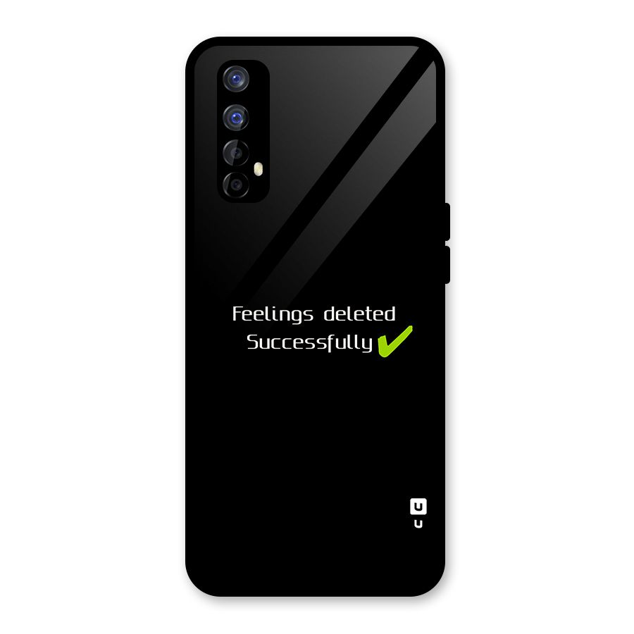 Feelings Deleted Glass Back Case for Realme Narzo 20 Pro