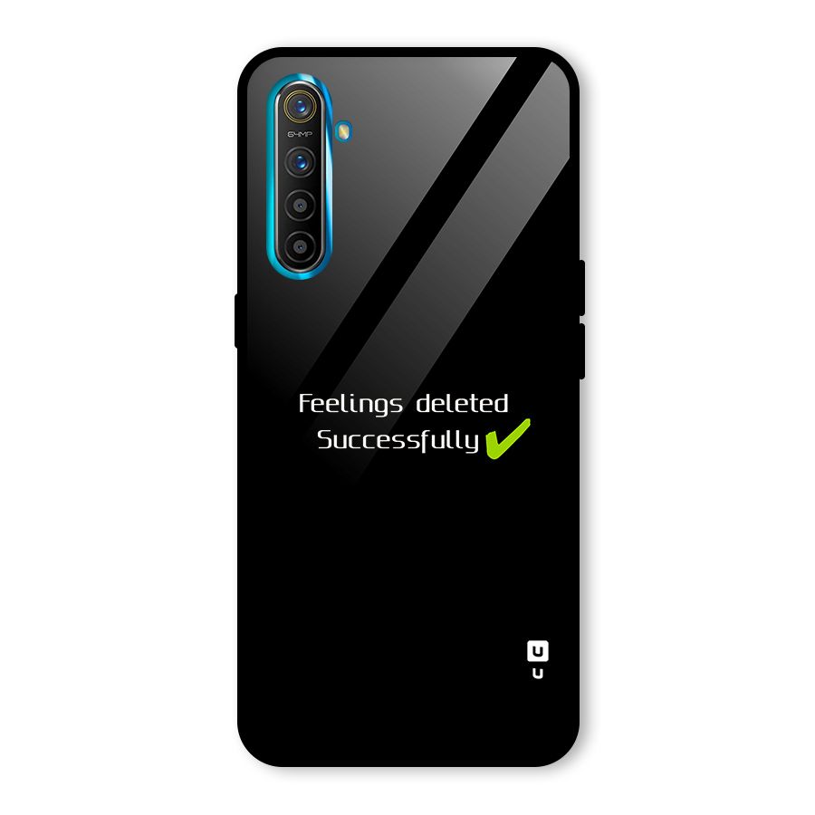 Feelings Deleted Glass Back Case for Realme X2