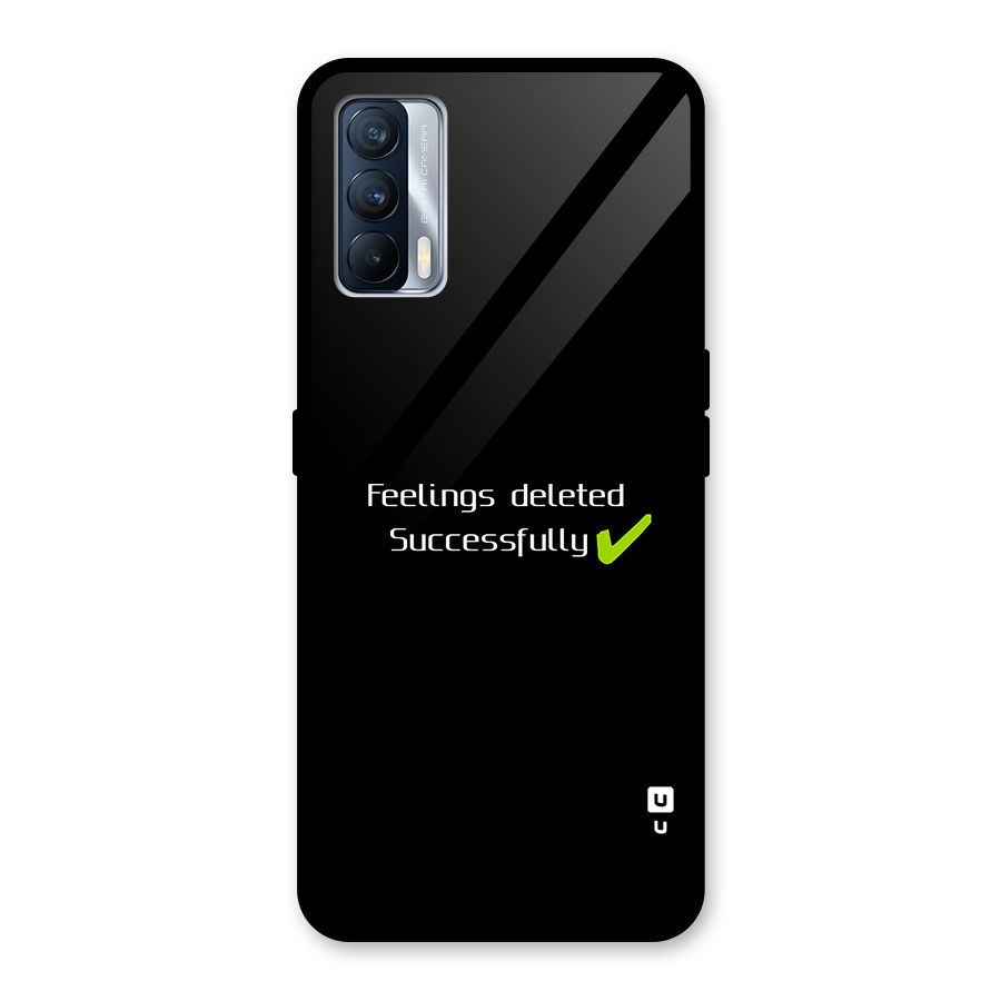 Feelings Deleted Glass Back Case for Realme X7