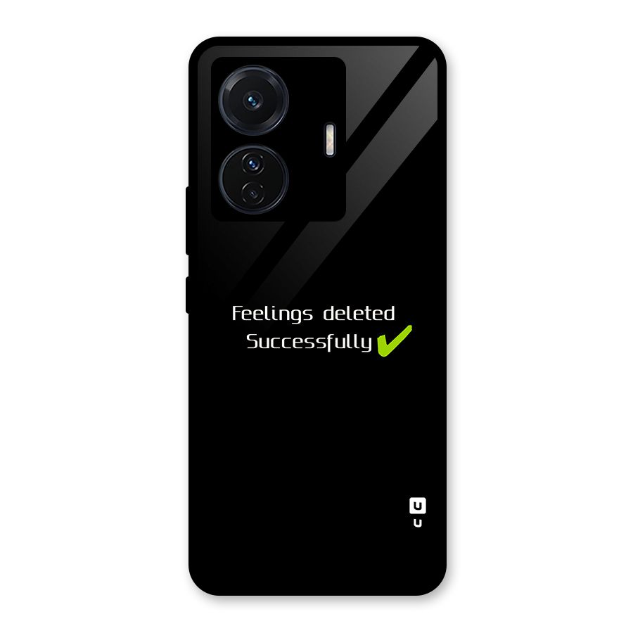 Feelings Deleted Glass Back Case for Vivo T1 Pro