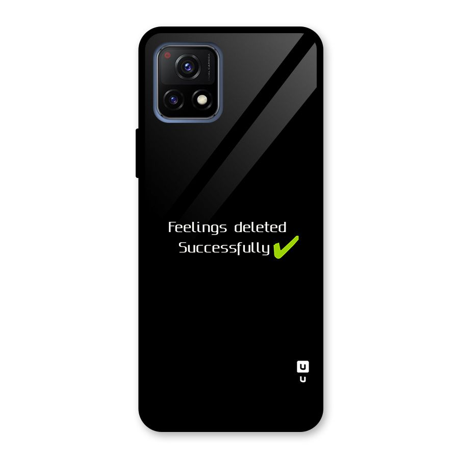Feelings Deleted Glass Back Case for Vivo Y72 5G