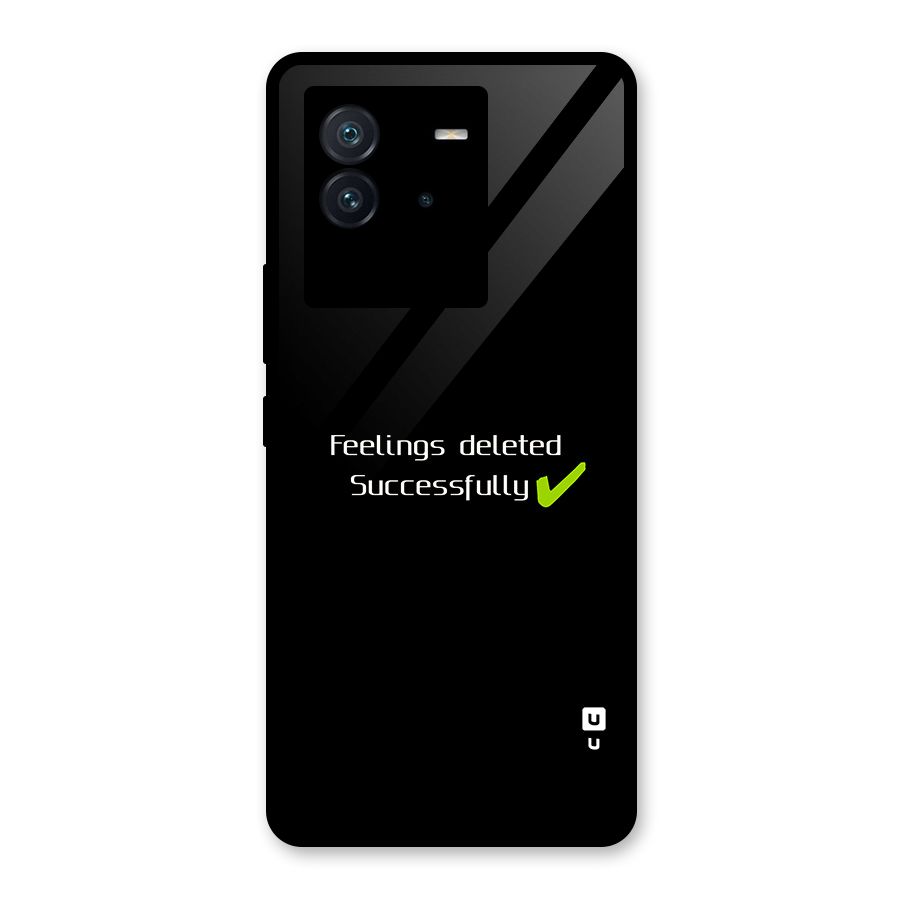 Feelings Deleted Glass Back Case for Vivo iQOO Neo 6 5G