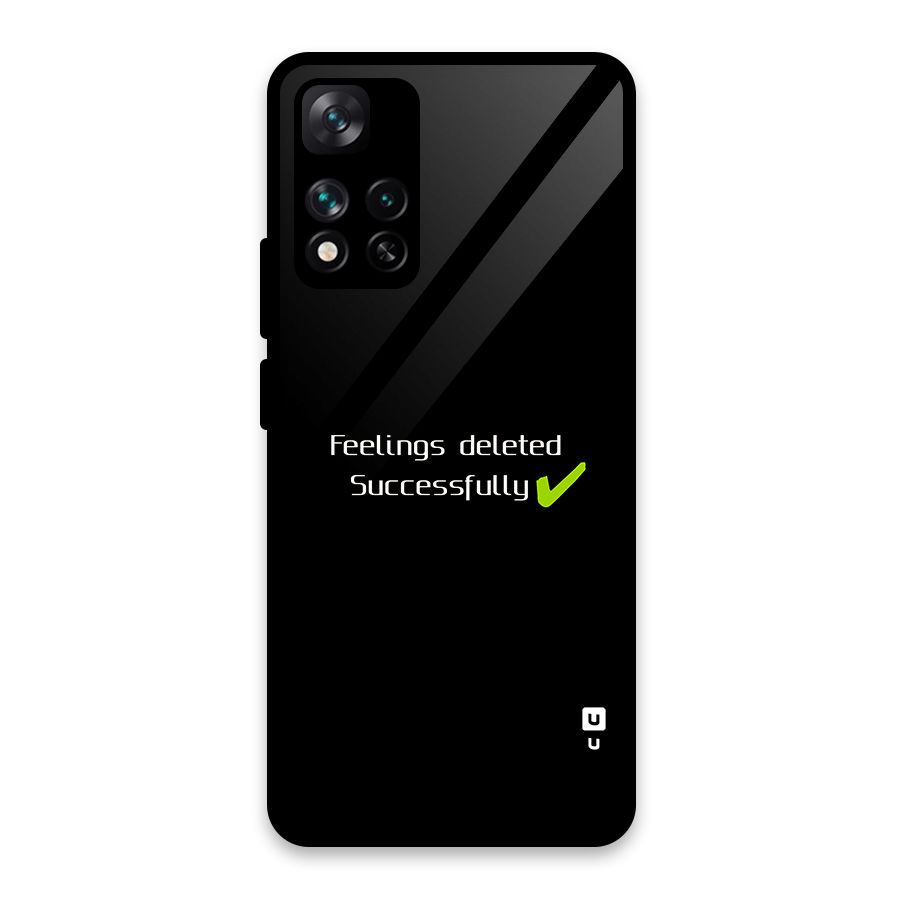 Feelings Deleted Glass Back Case for Xiaomi 11i 5G