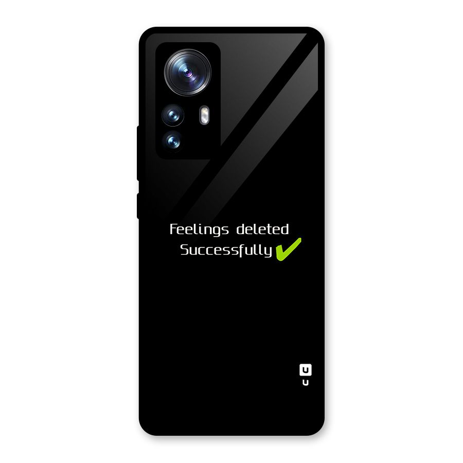 Feelings Deleted Glass Back Case for Xiaomi 12 Pro