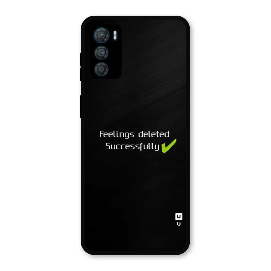 Feelings Deleted Metal Back Case for Moto G42
