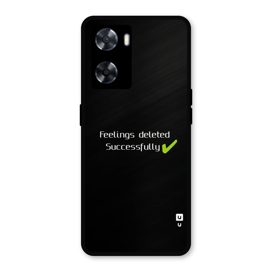 Feelings Deleted Metal Back Case for OnePlus Nord N20 SE
