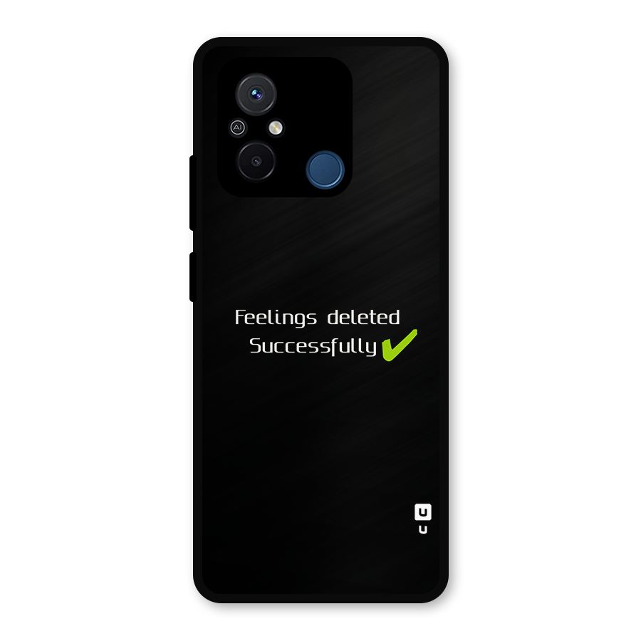 Feelings Deleted Metal Back Case for Poco C55