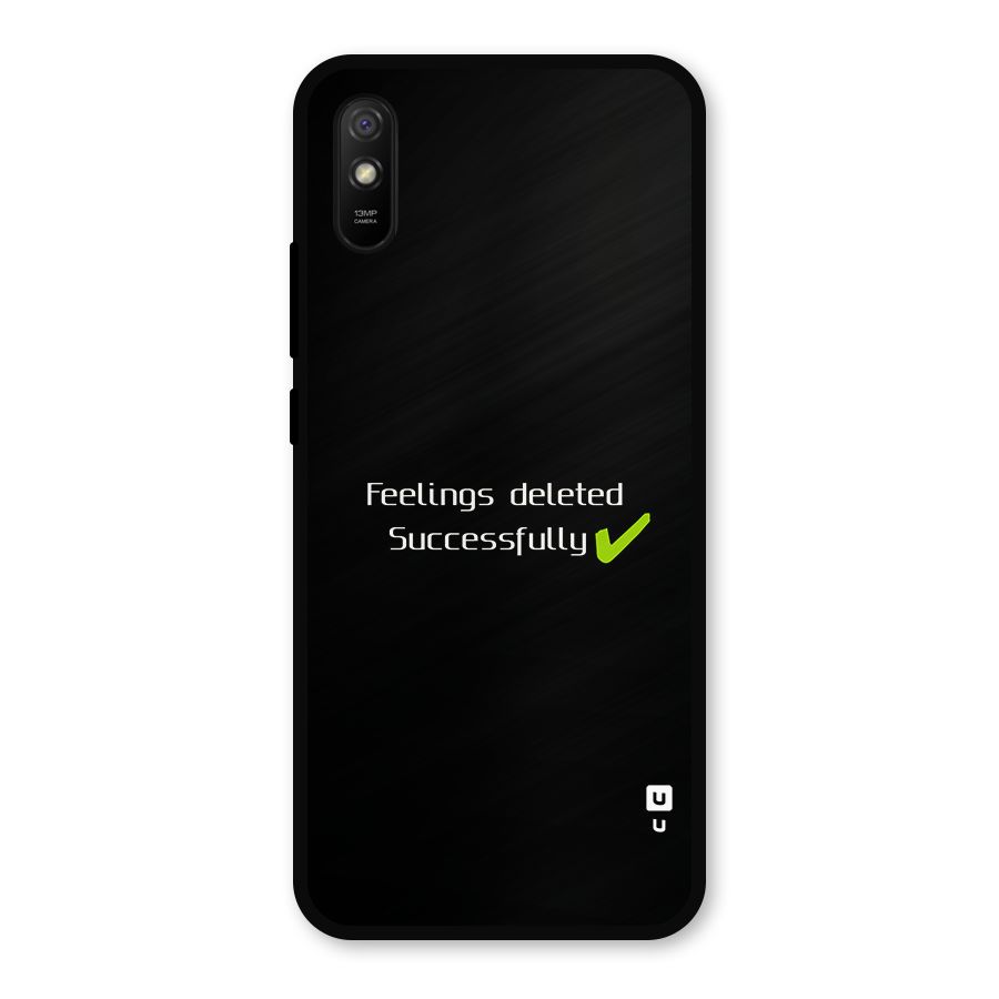 Feelings Deleted Metal Back Case for Redmi 9i