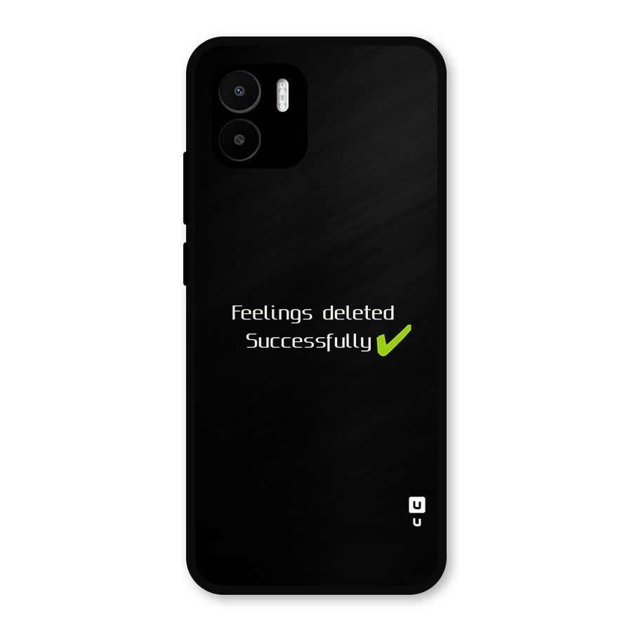 Feelings Deleted Metal Back Case for Redmi A1