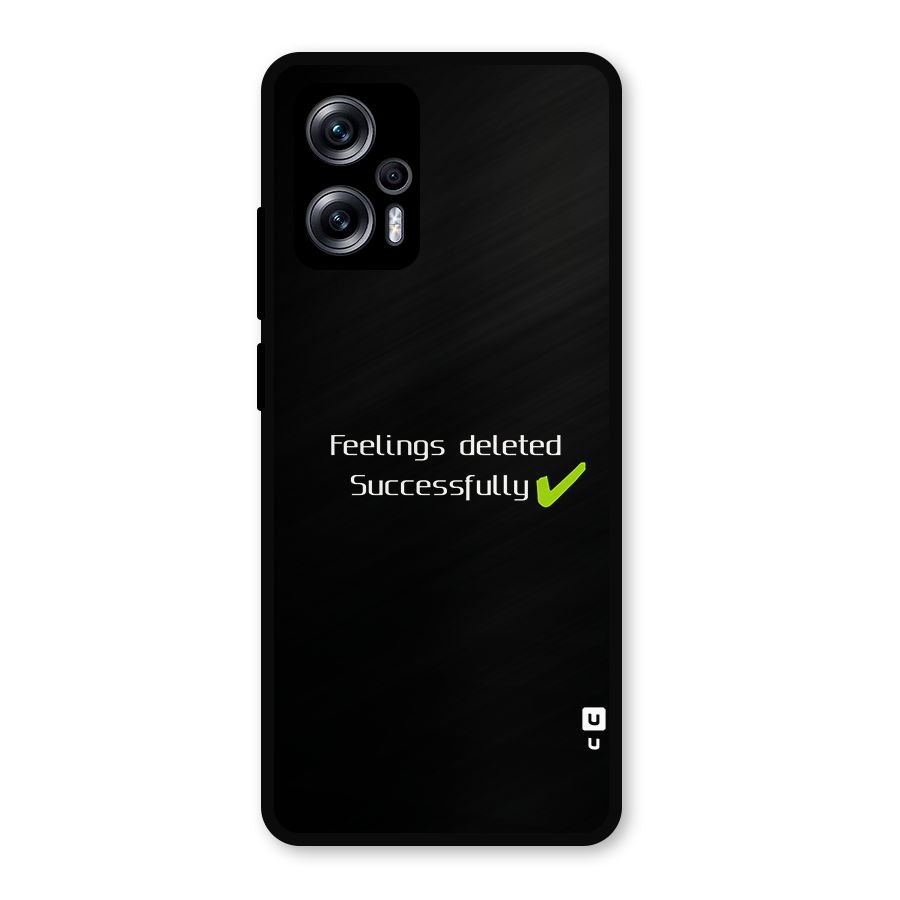 Feelings Deleted Metal Back Case for Redmi K50i