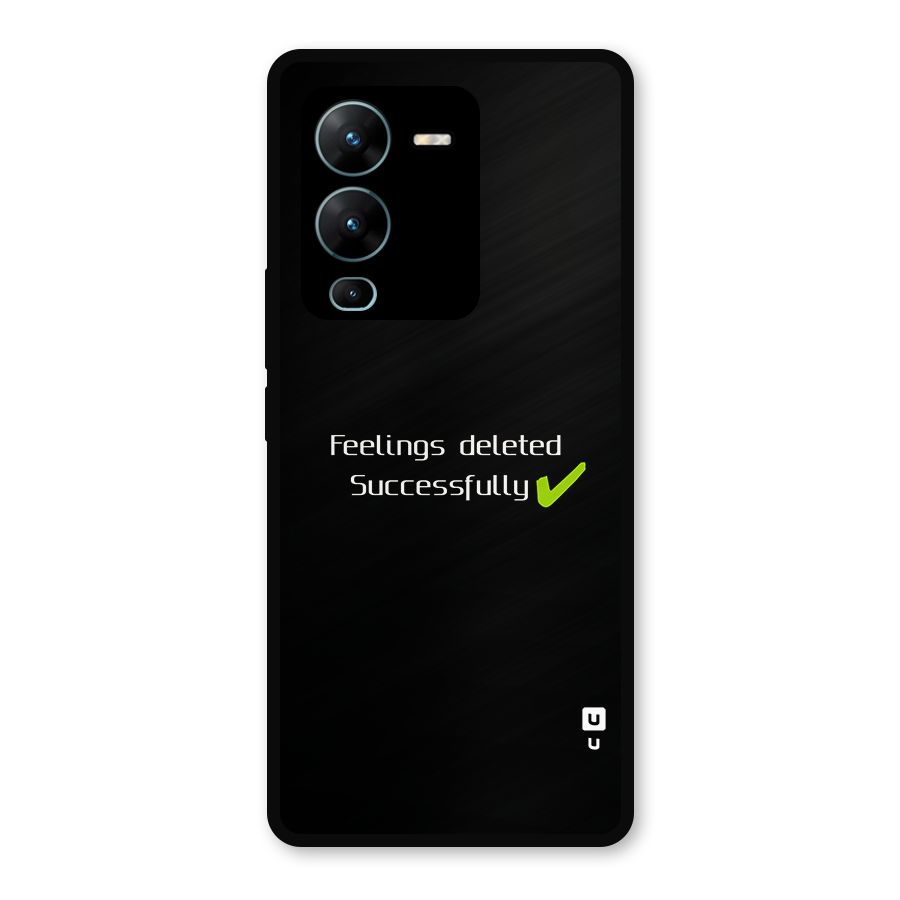 Feelings Deleted Metal Back Case for Vivo V25 Pro