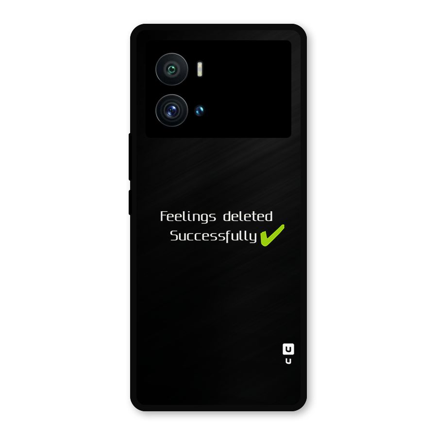 Feelings Deleted Metal Back Case for iQOO 9 Pro