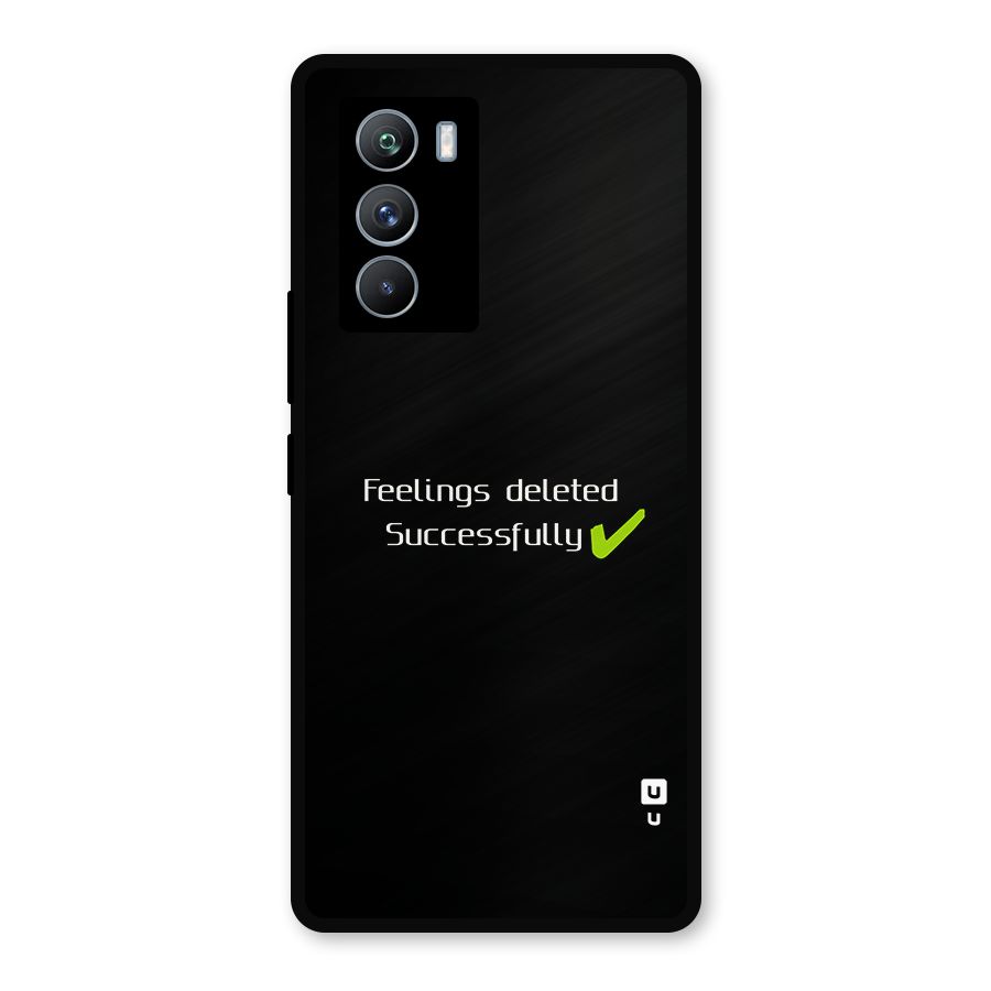 Feelings Deleted Metal Back Case for iQOO 9 SE