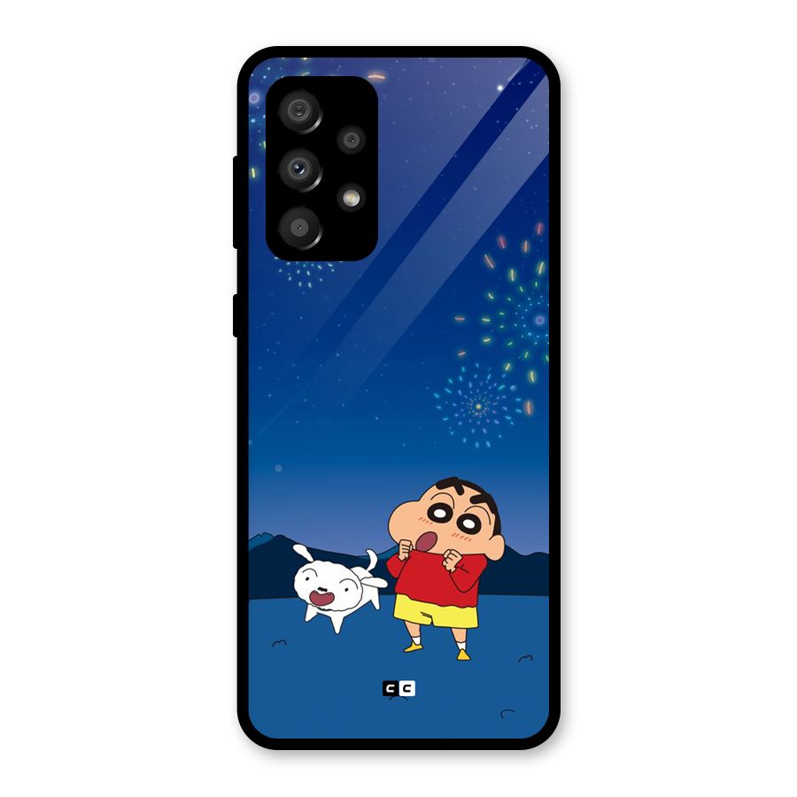 Festival Time Glass Back Case for Galaxy A32