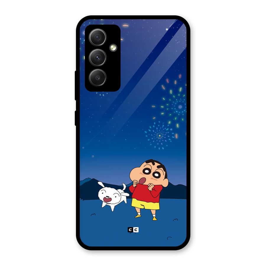 Festival Time Glass Back Case for Galaxy A34