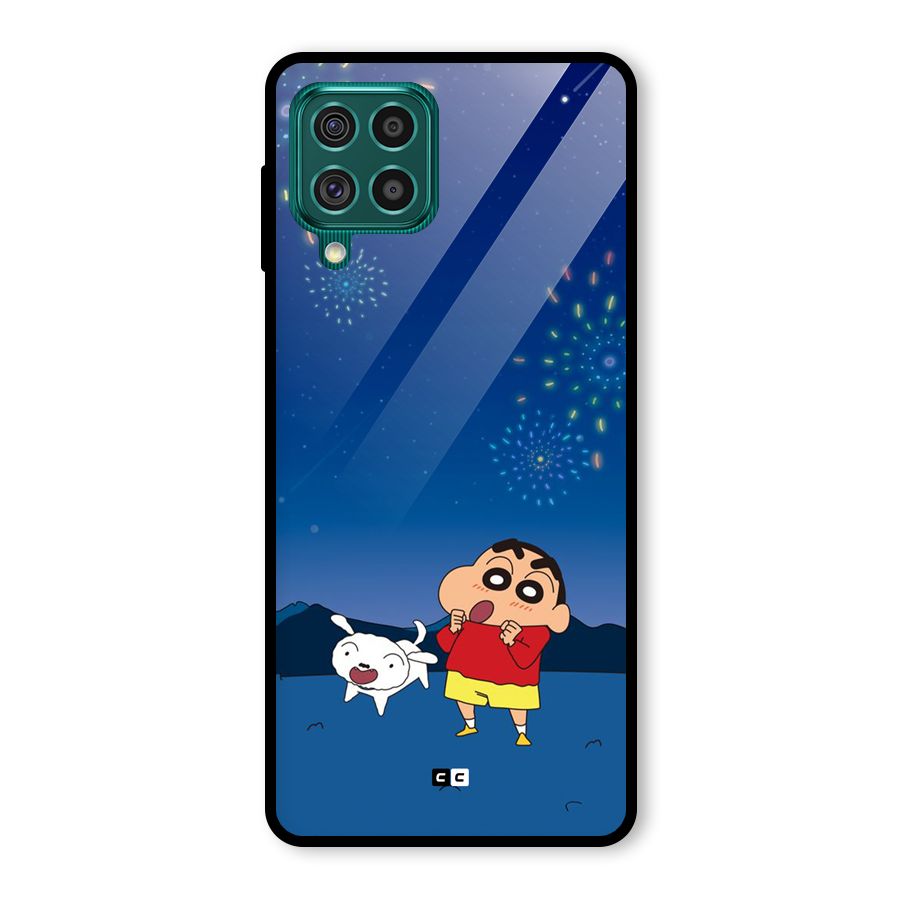 Festival Time Glass Back Case for Galaxy F62