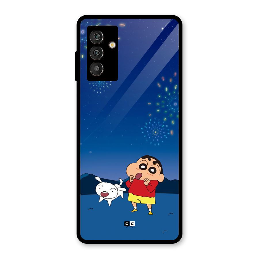 Festival Time Glass Back Case for Galaxy M13