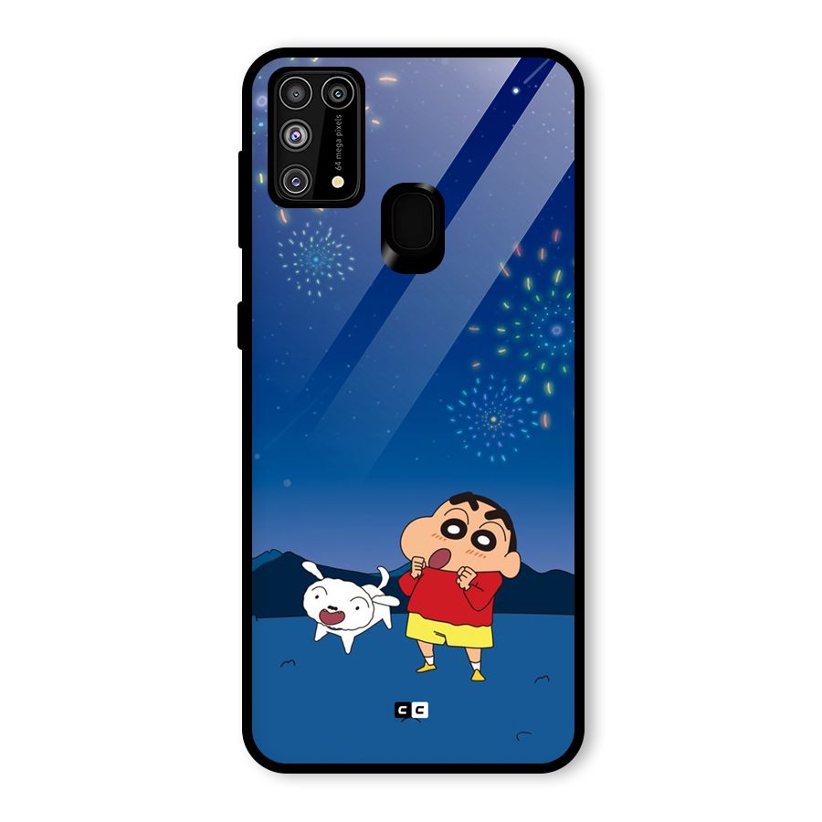 Festival Time Glass Back Case for Galaxy M31