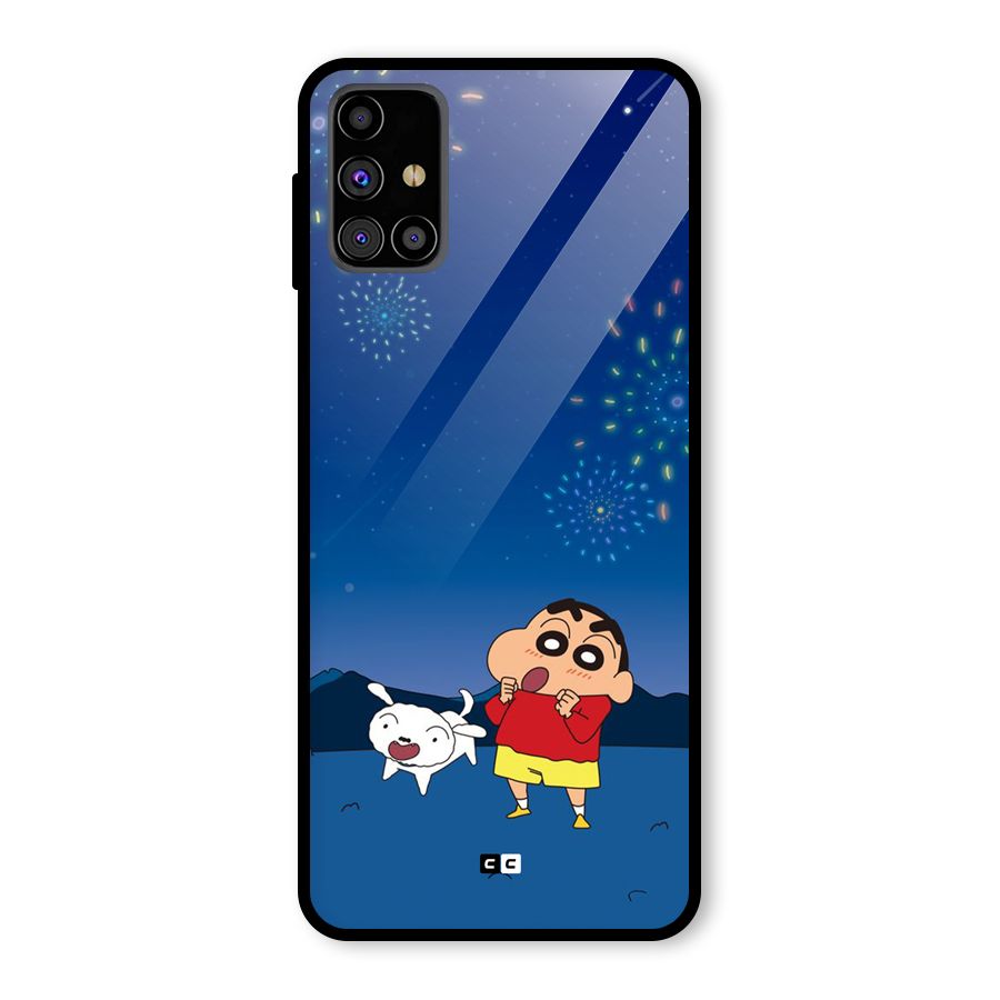 Festival Time Glass Back Case for Galaxy M31s