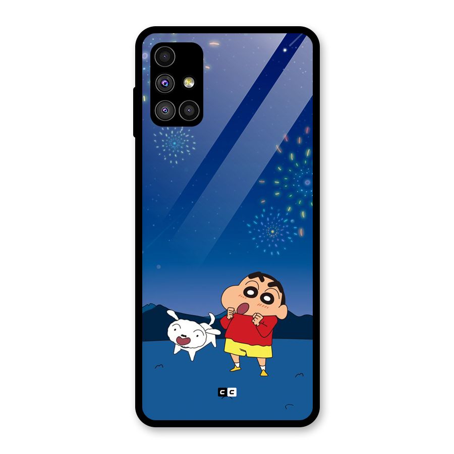 Festival Time Glass Back Case for Galaxy M51