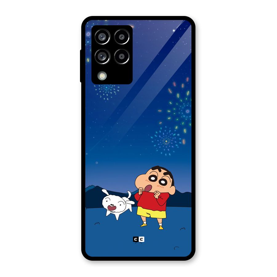 Festival Time Glass Back Case for Galaxy M53 5G