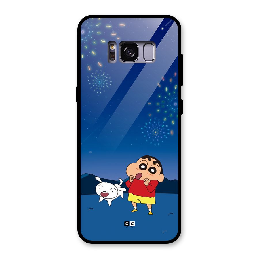 Festival Time Glass Back Case for Galaxy S8
