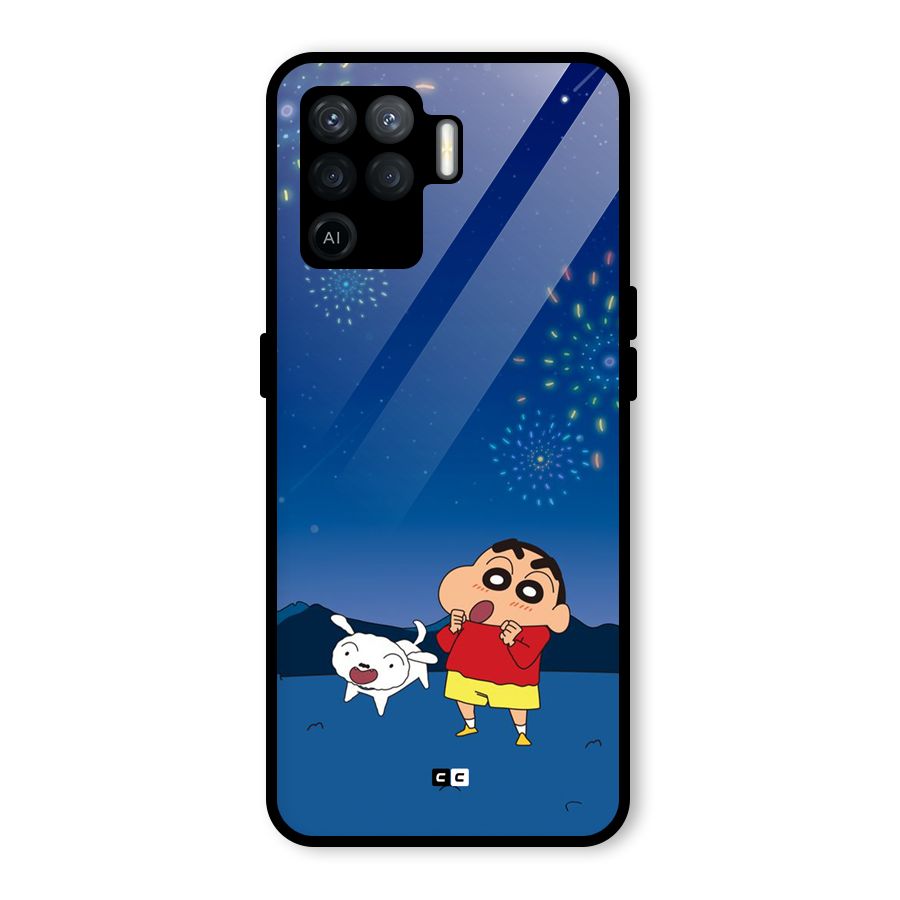 Festival Time Glass Back Case for Oppo F19 Pro