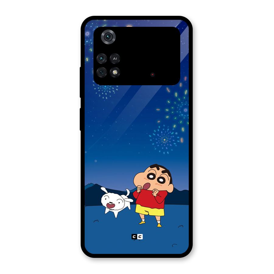 Festival Time Glass Back Case for Poco M4 Pro 4G