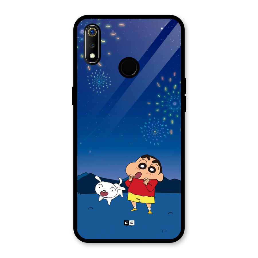 Festival Time Glass Back Case for Realme 3i