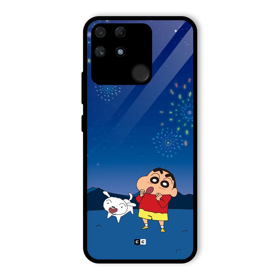 Festival Time Glass Back Case for Realme Narzo 50A
