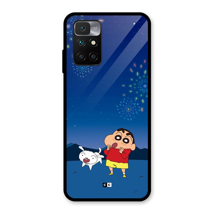 Festival Time Glass Back Case for Redmi 10 Prime